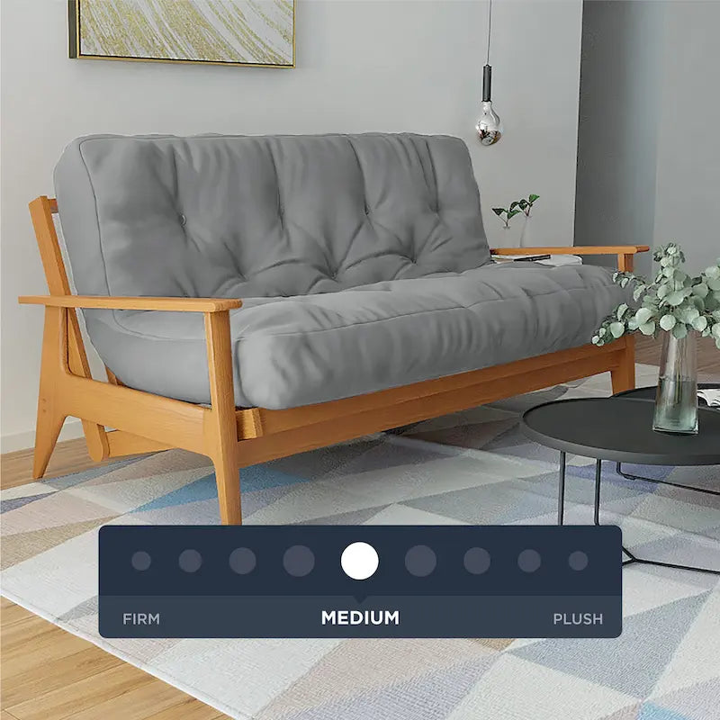 8in Gel Memory Foam Queen Futon Mattress, CertiPUR-US Certified, Foldable Sofa Bed Mattress