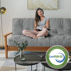 8in Gel Memory Foam Queen Futon Mattress, CertiPUR-US Certified, Foldable Sofa Bed Mattress