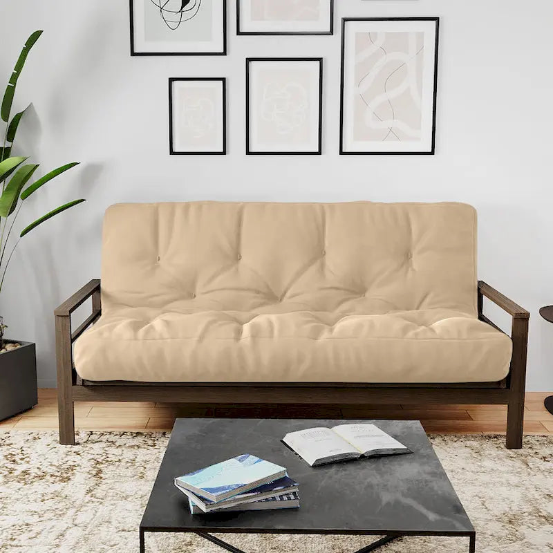 8in Gel Memory Foam Queen Futon Mattress, CertiPUR-US Certified, Foldable Sofa Bed Mattress