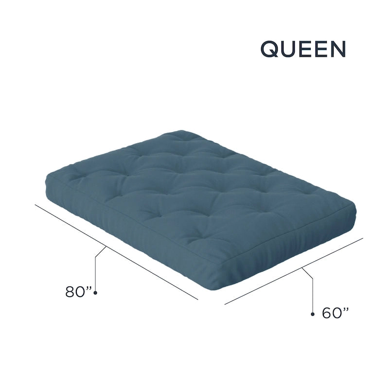 8in Gel Memory Foam Queen Futon Mattress, CertiPUR-US Certified, Foldable Sofa Bed Mattress