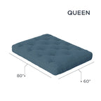 8in Gel Memory Foam Queen Futon Mattress, CertiPUR-US Certified, Foldable Sofa Bed Mattress