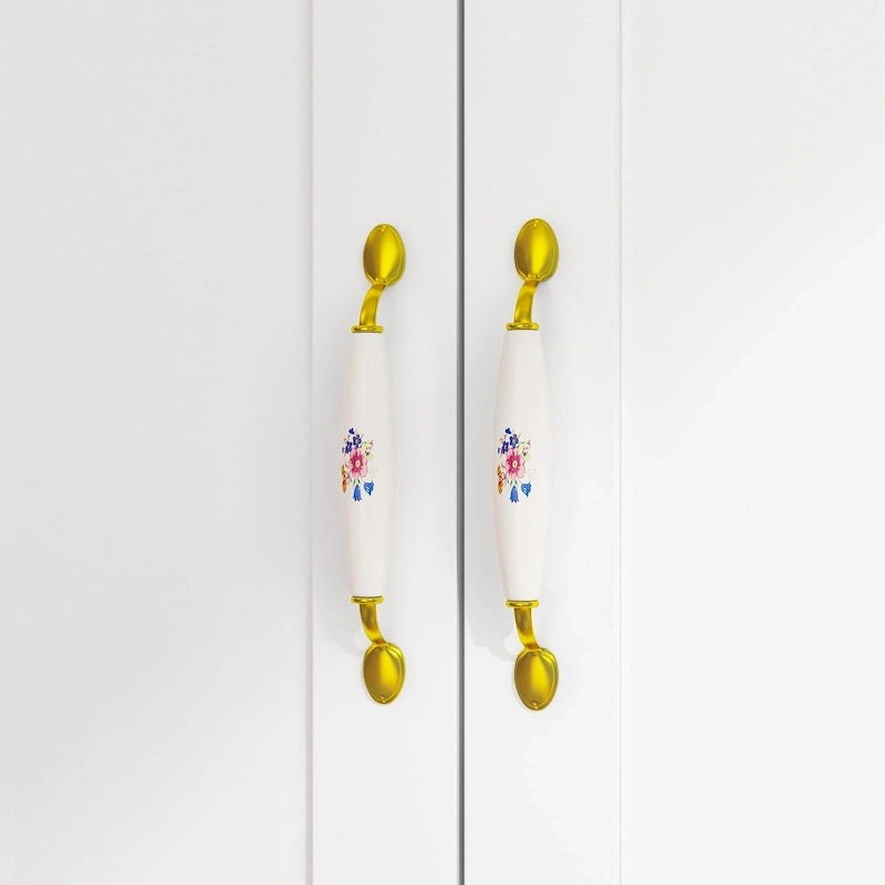 Wardrobe Armoire Shelves Hanging Rod Doors Closet Storage Cabinet