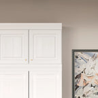 93.9H/74.2H Armoires Wardrobe Closet Cabinet Hanging Drawers Storage