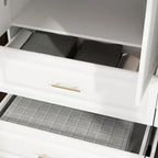 93.9H/74.2H Armoires Wardrobe Closet Cabinet Hanging Drawers Storage