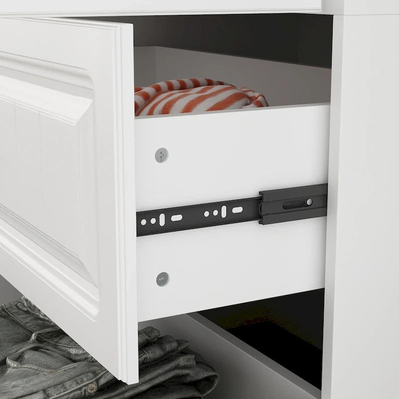 93.9H/74.2H Armoires Wardrobe Closet Cabinet Hanging Drawers Storage