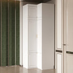 93.9H/74.2H Armoires Wardrobe Closet Cabinet Hanging Drawers Storage