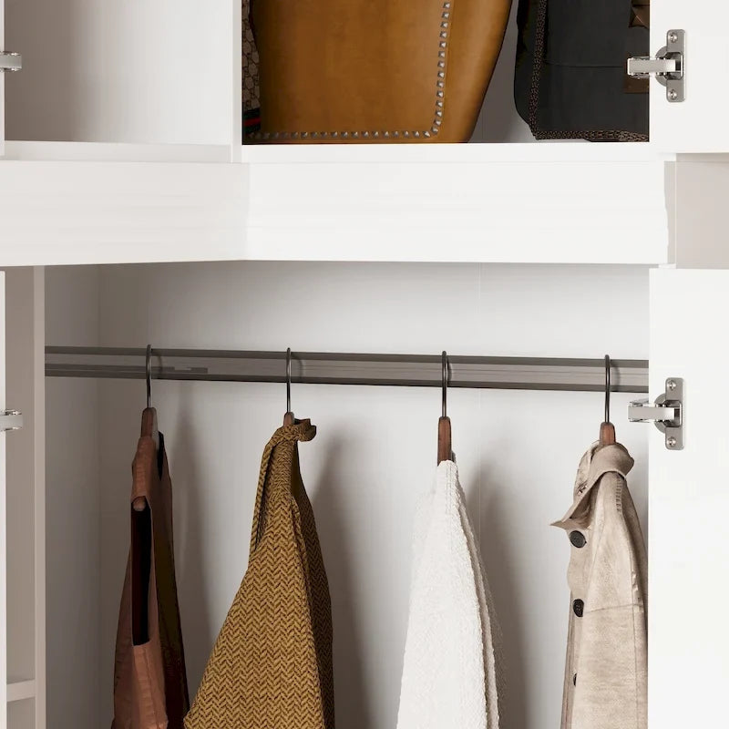 93.9H/74.2H Armoires Wardrobe Closet Cabinet Hanging Drawers Storage