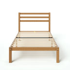 Bamboo Platform Bed Frame, Eco-Friendly Natural Material, No Box Spring Needed, Easy Assembly