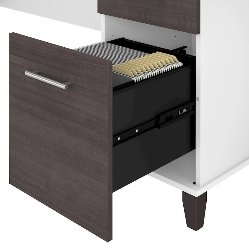 Bush Furniture Somerset 60W Office Computer Desk with Drawers