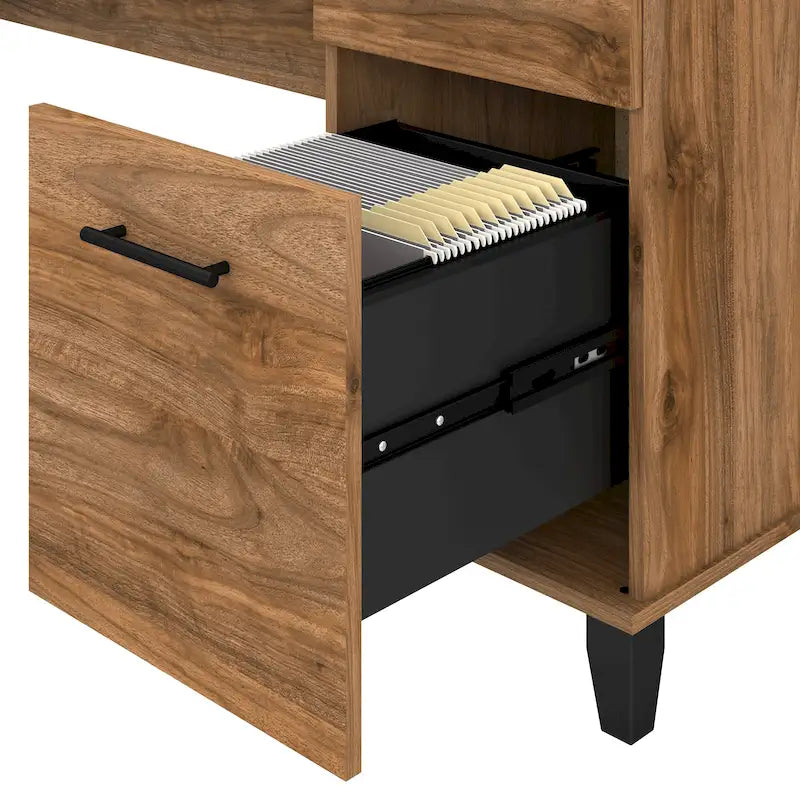 Bush Furniture Somerset 60W Office Computer Desk with Drawers