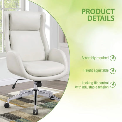 Blanchard Office Chair in Faux Leather