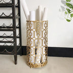 Adeco Metal Stand Holder Organizer Entryway Umbrella Rack Cane