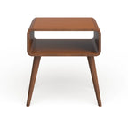 Alborg End Table - Rich Walnut Finish