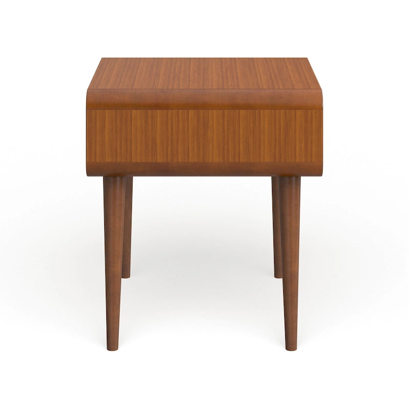 Alborg End Table - Rich Walnut Finish