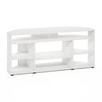 Furinno Jensen Corner TV Stand TV up to 55 Inches, Espresso