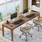 78.74 inch Extra Long 2 Person Double Computer Desk for Home Office
