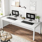 78.74 inch Extra Long 2 Person Double Computer Desk for Home Office