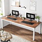 78.74 inch Extra Long 2 Person Double Computer Desk for Home Office