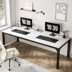 78.74 inch Extra Long 2 Person Double Computer Desk for Home Office