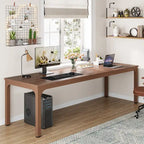 78.74 inch Extra Long 2 Person Double Computer Desk for Home Office