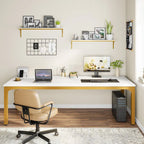 78.74 inch Extra Long 2 Person Double Computer Desk for Home Office