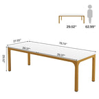 78.74 inch Extra Long 2 Person Double Computer Desk for Home Office