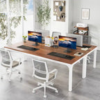 78.74 inch Extra Long 2 Person Double Computer Desk for Home Office