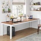 78.74 inch Extra Long 2 Person Double Computer Desk for Home Office