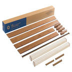 Grand Solid Wood 12-inch Platform Bed Frame by Crown Comfort