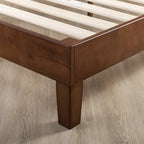 Grand Solid Wood 12-inch Platform Bed Frame by Crown Comfort