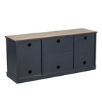 54 Faux Raw Wood TV Stand for 60 TVs - 54 in Width