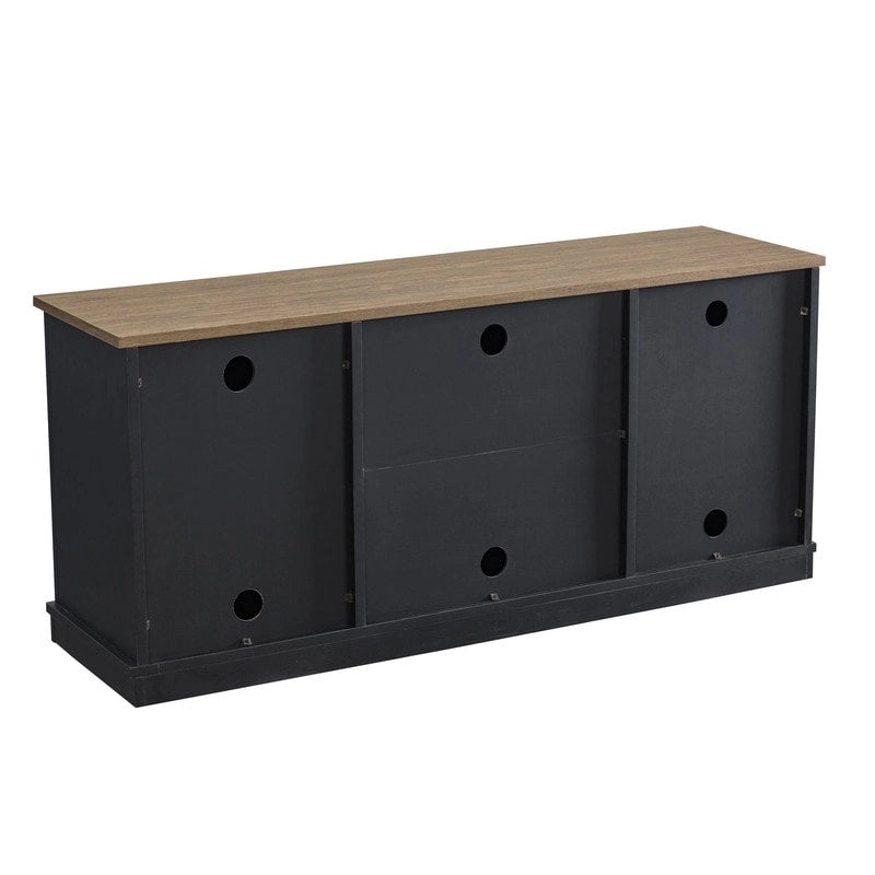 54 Faux Raw Wood TV Stand for 60 TVs - 54 in Width