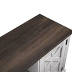 54 Faux Raw Wood TV Stand for 60 TVs - 54 in Width