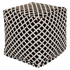 Majestic Home Goods Bamboo Indoor / Outdoor Ottoman Pouf Cube