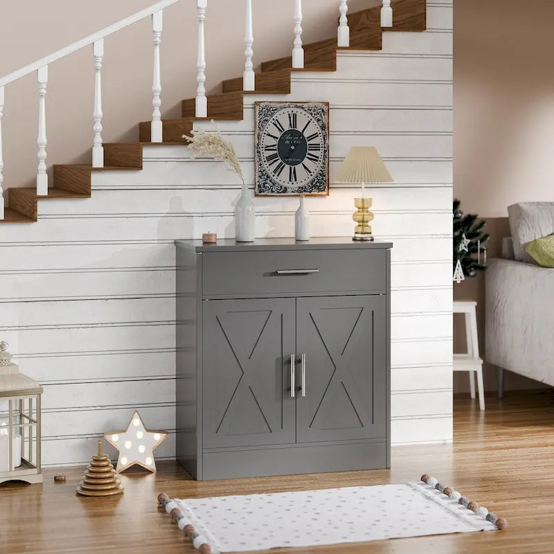 Futzca Sideboard Buffet Cabinet, Kitchen Storage Cabinet
