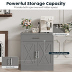 Futzca Sideboard Buffet Cabinet, Kitchen Storage Cabinet