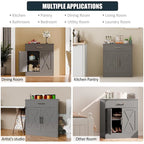 Futzca Sideboard Buffet Cabinet, Kitchen Storage Cabinet
