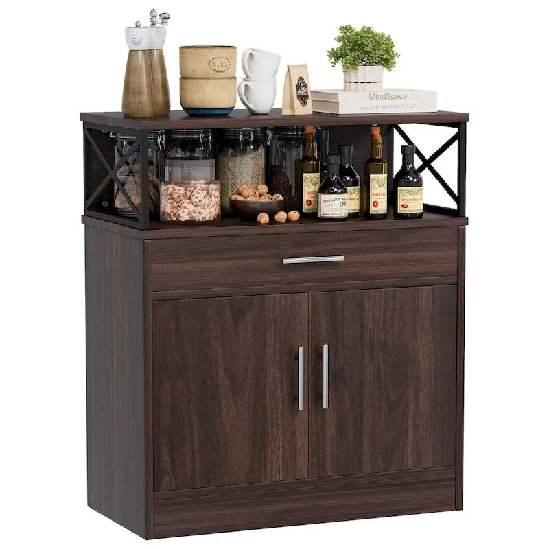 Futzca Sideboard Buffet Cabinet, Kitchen Storage Cabinet