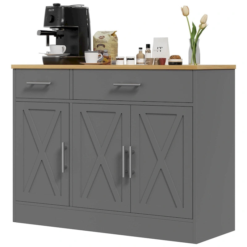 Futzca Sideboard Buffet Cabinet, Kitchen Storage Cabinet