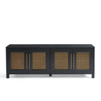 69.5 Wood TV Stand Media Console Entertainment Center