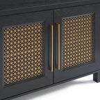 69.5 Wood TV Stand Media Console Entertainment Center