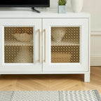 69.5 Wood TV Stand Media Console Entertainment Center