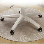 Upholstered Home Office Task Chair with Lumbar Pillow, 360-Degree Swivel, Adjustable Height, Desk Chair