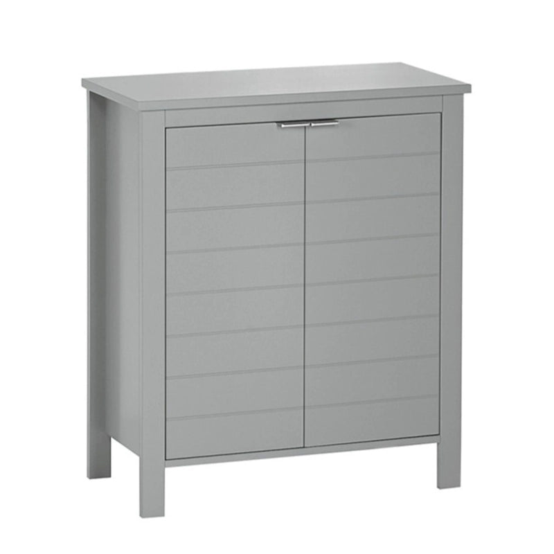 Two-Door Bathroom & Laundry Storage Cabinet with Adjustable Shelf
