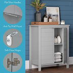 RiverRidge Madison Two-Door Bathroom and Laundry Storage Cabinet with Adjustable Shelf - N/A