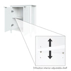 RiverRidge Madison Two-Door Bathroom and Laundry Storage Cabinet with Adjustable Shelf - N/A