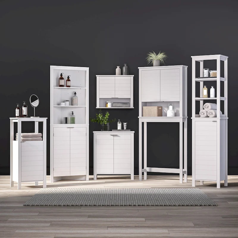RiverRidge Madison Two-Door Bathroom and Laundry Storage Cabinet with Adjustable Shelf - N/A