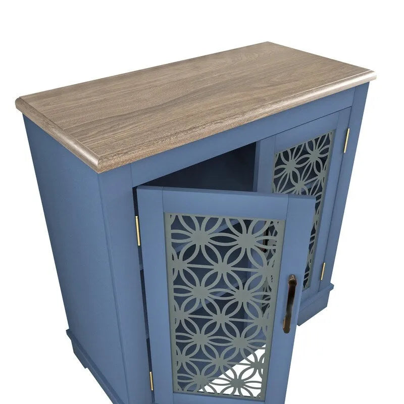 31 in. Rustic Bathroom Bedroom Accent Storage Cabinet