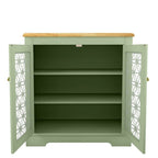 31 in. Rustic Bathroom Bedroom Accent Storage Cabinet