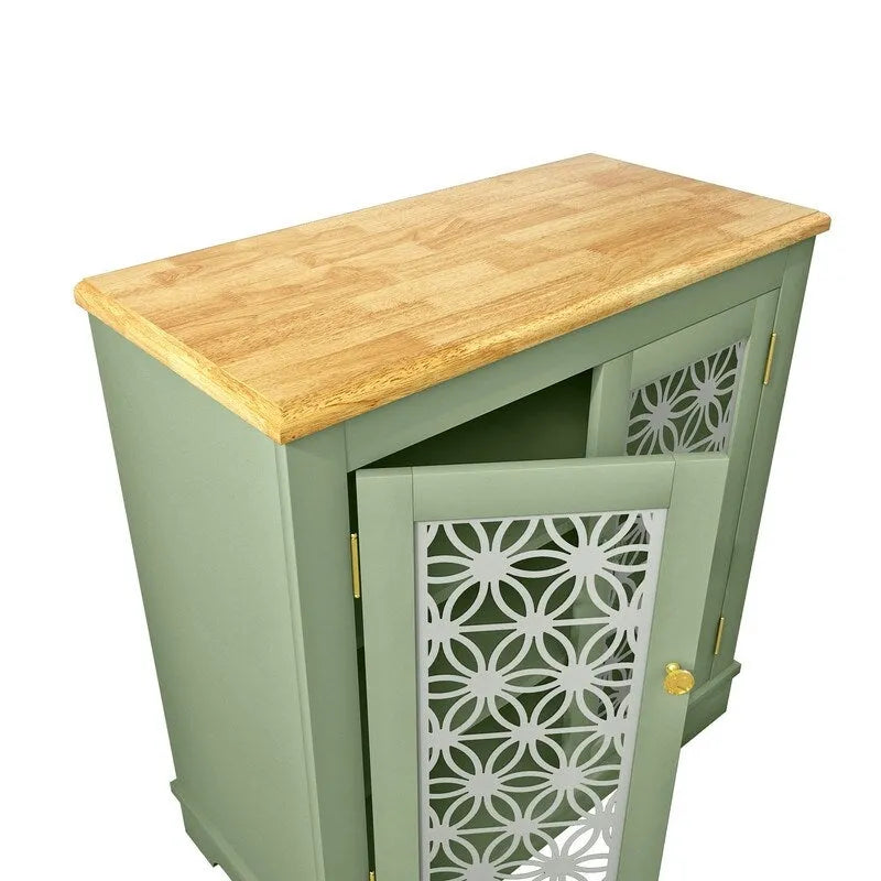 31 in. Rustic Bathroom Bedroom Accent Storage Cabinet